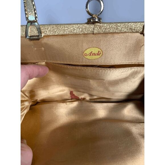 Vintage Ande' Gold Purse - Picture 5 of 6